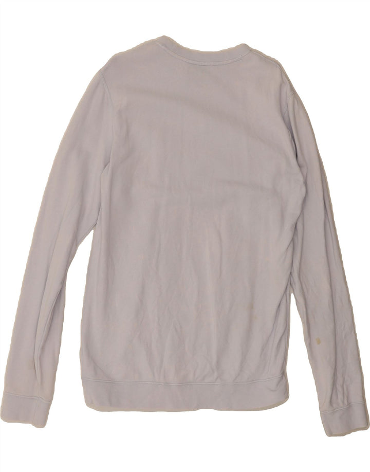 NIKE Mens Graphic Sweatshirt Jumper Medium Blue Vintage Nike and Second-Hand Nike from Messina Hembry 