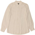 Jaeger Mens Shirt Medium White Linen
