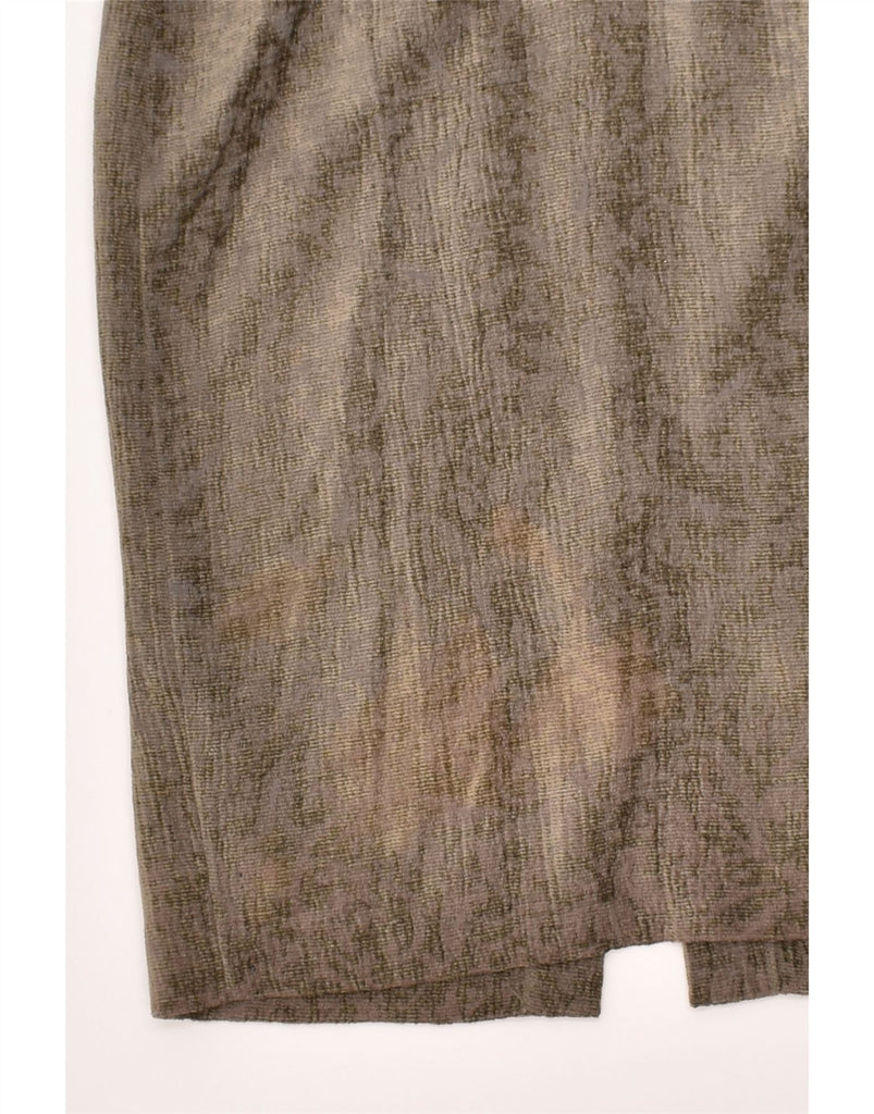 LES COPAINS Womens Straight Skirt IT 46 Large W32 Grey Viscose | Vintage Les Copains | Thrift | Second-Hand Les Copains | Used Clothing | Messina Hembry 