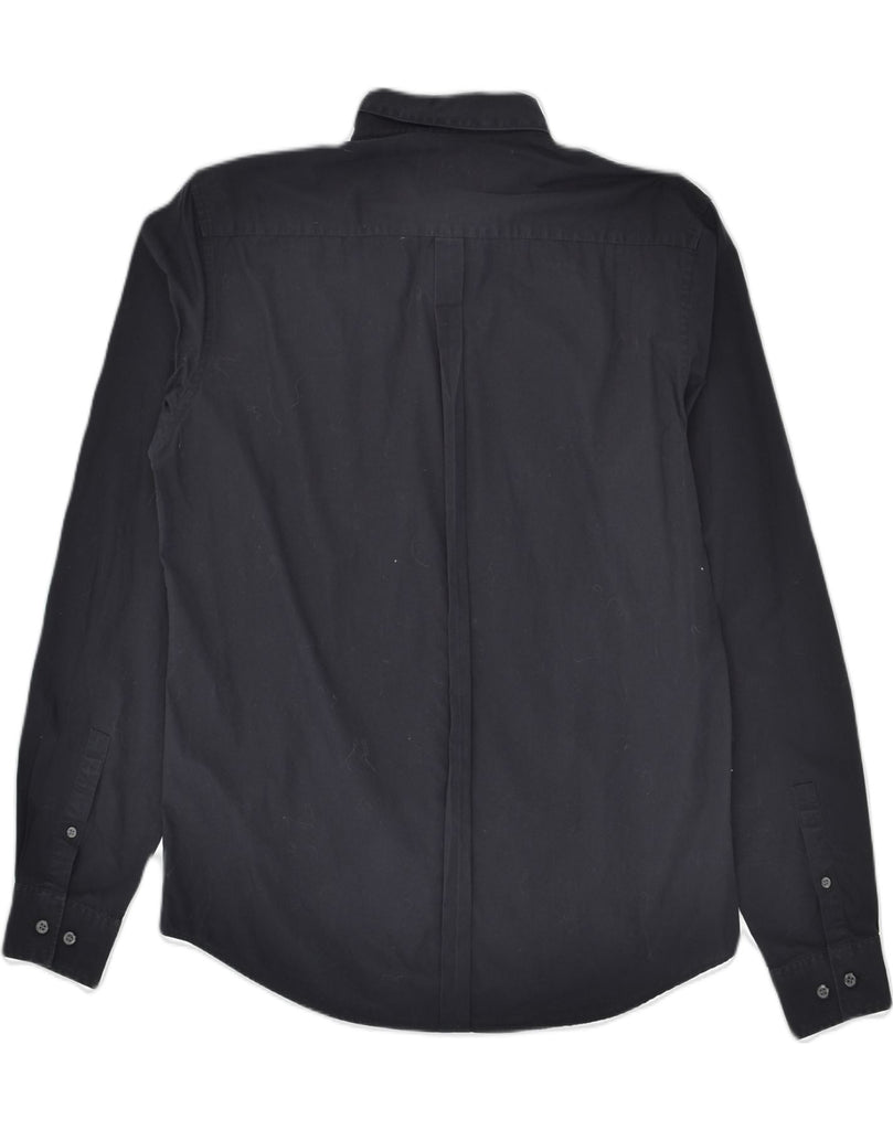 DKNY Mens Shirt Medium Black Cotton | Vintage Dkny | Thrift | Second-Hand Dkny | Used Clothing | Messina Hembry 