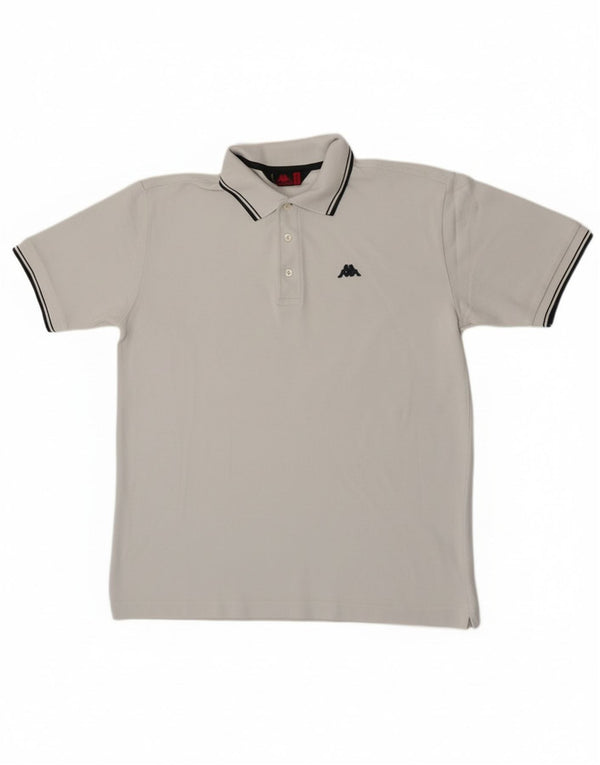 Kappa Mens Polo Shirt Medium Blue Cotton