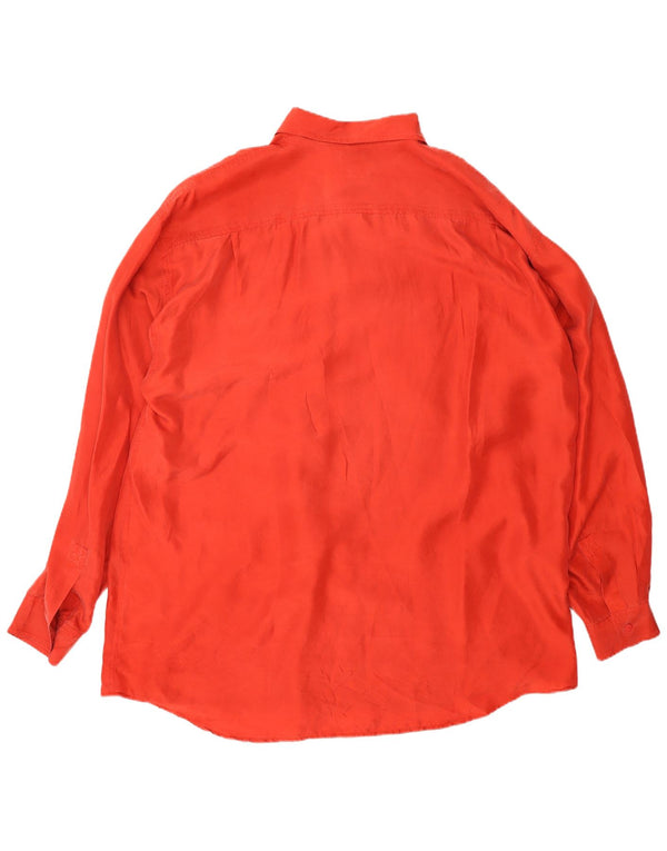 Brugi Mens Shirt XL Red Silk