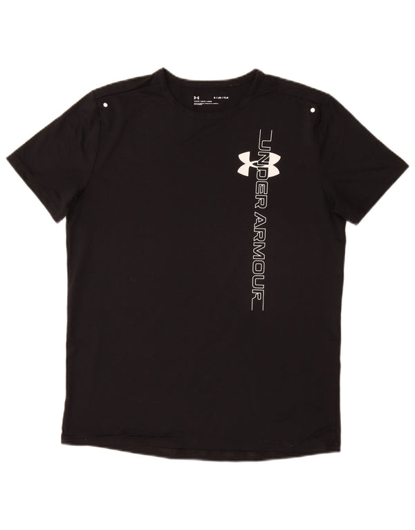 UNDER ARMOUR Boys loose Graphic T-Shirt Top 11-12 Years Large  Black