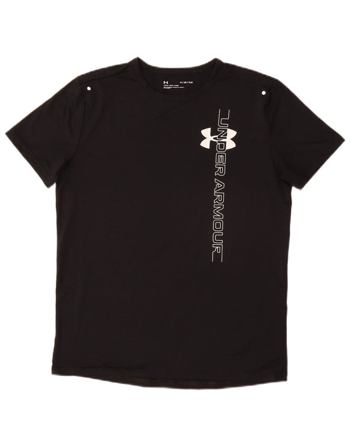 UNDER ARMOUR Boys loose Graphic T-Shirt Top 11-12 Years Large  Black