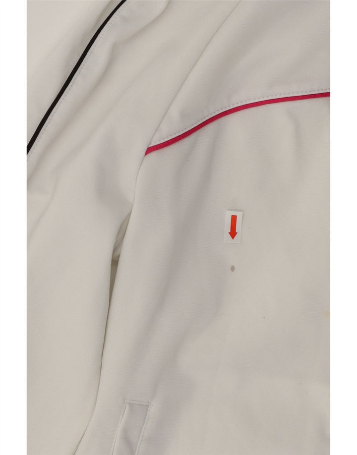 PUMA Womens Tracksuit Top Jacket UK 8 Small  White Polyester
