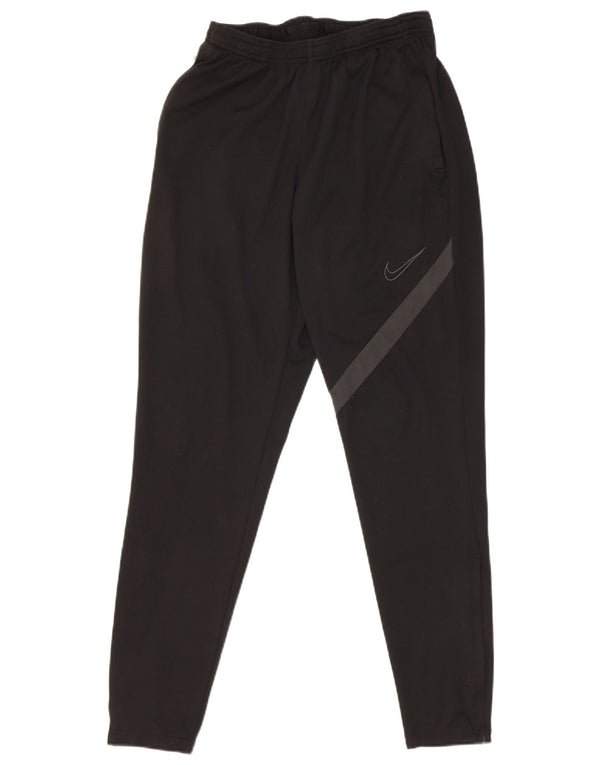 Nike Mens Dri Fit Tracksuit Trousers Medium Black Colourblock Polyester