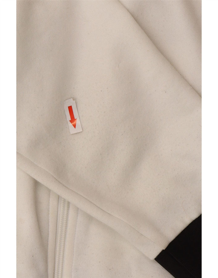 Nike Mens Tracksuit Top Jacket Medium White Colourblock Polyester