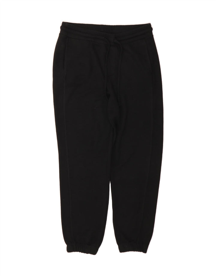 ZARA Womens Tracksuit Trousers Joggers UK 14 Large  Black Polyester Vintage Zara and Second-Hand Zara from Messina Hembry 