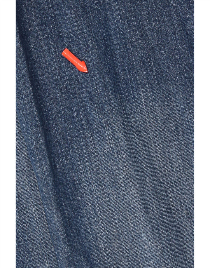 Marks & Spencer Mens Blue Harbour Straight Jeans W32 L33 Blue Cotton