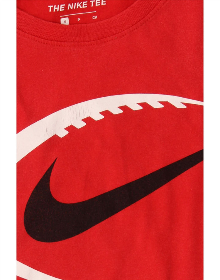 NIKE Mens Athletic Cut Graphic T-Shirt Top Small Red