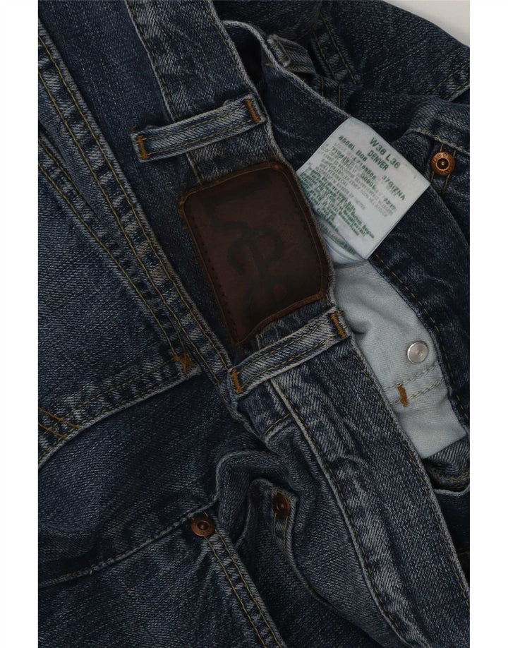 Lee Mens Denver Bootcut Jeans W38 L29 Navy Blue Cotton