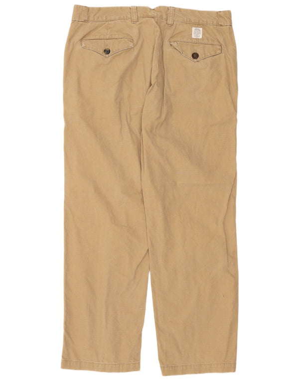 Polo Ralph Lauren Mens Straight Chino Trousers W34 L30 Beige Cotton