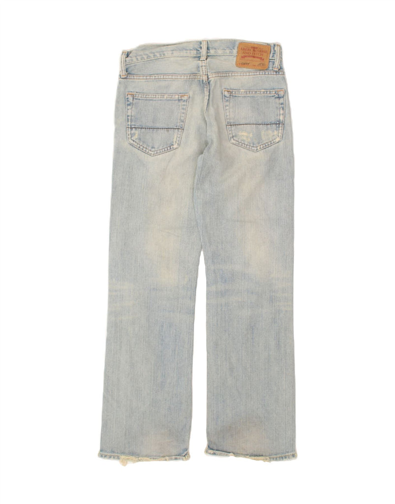 ABERCROMBIE & FITCH Mens Distressed Straight Jeans W28 L30 Blue | Vintage Abercrombie & Fitch | Thrift | Second-Hand Abercrombie & Fitch | Used Clothing | Messina Hembry 