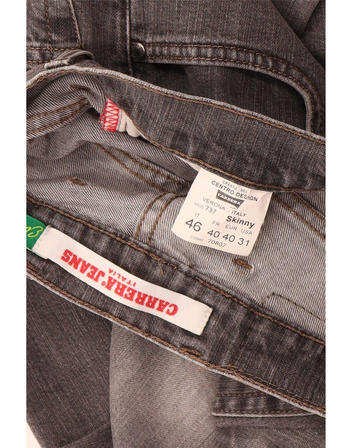Carrera Womens Skinny Jeans W31 L30 Grey Cotton