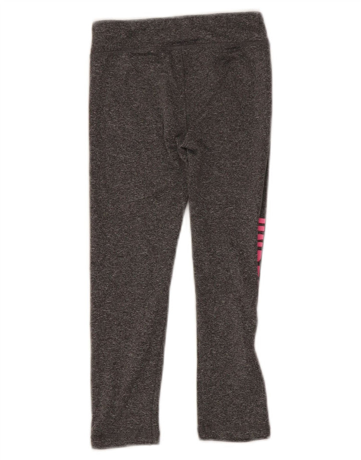Under Armour Girls Graphic Leggings 4-5 Years  Grey Flecked