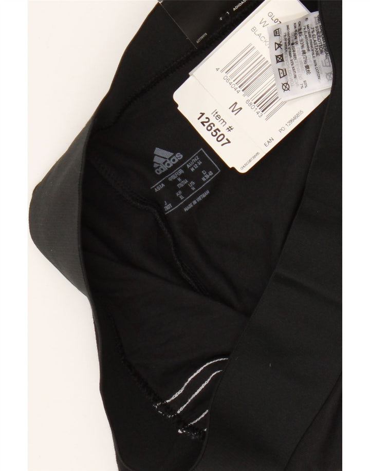 Adidas Womens Leggings UK 12/14 Medium  Black