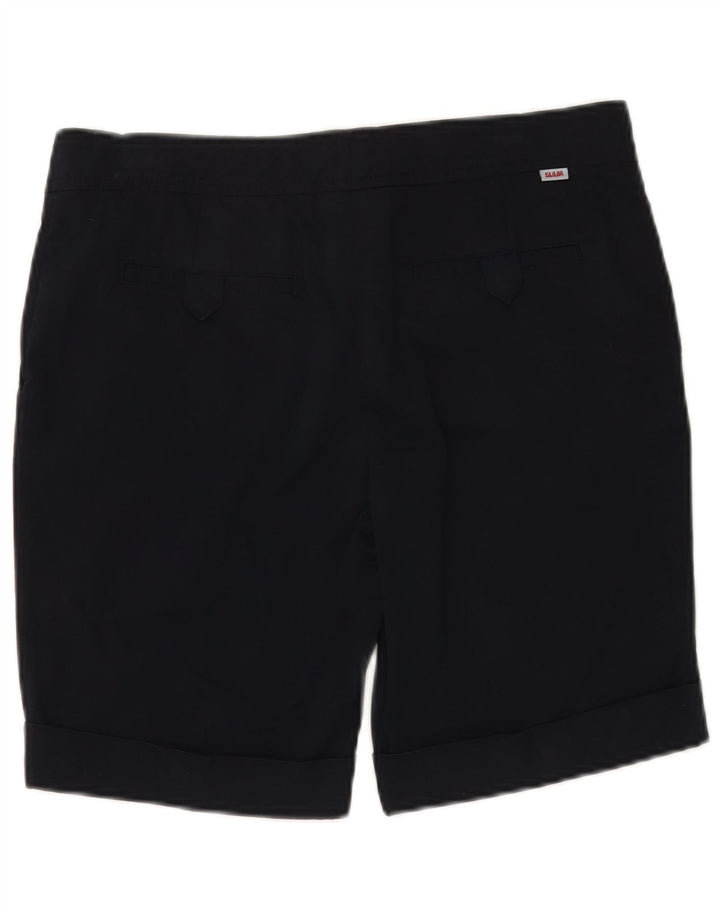 Slam Womens Chino Shorts IT 42 Medium W32  Navy Blue Cotton