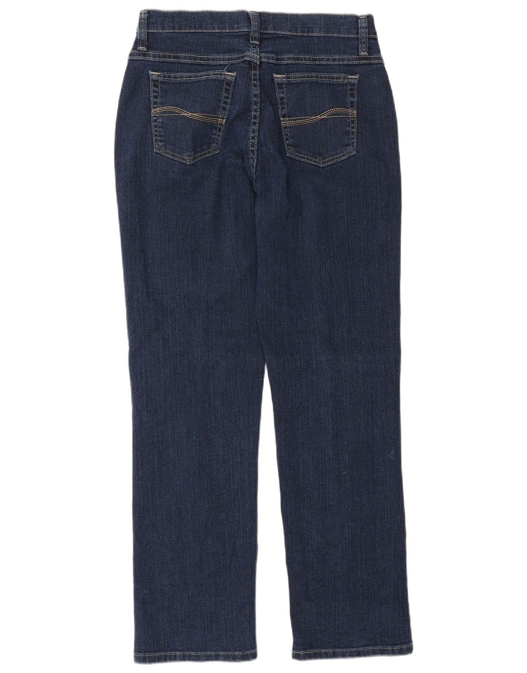 Lee Womens Straight Jeans US 8 Medium W28 L30 Navy Blue Cotton