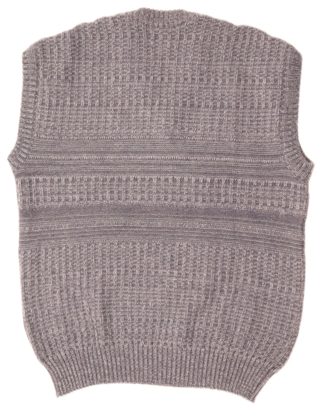 Vintage Mens Vest Tank Top Large Grey