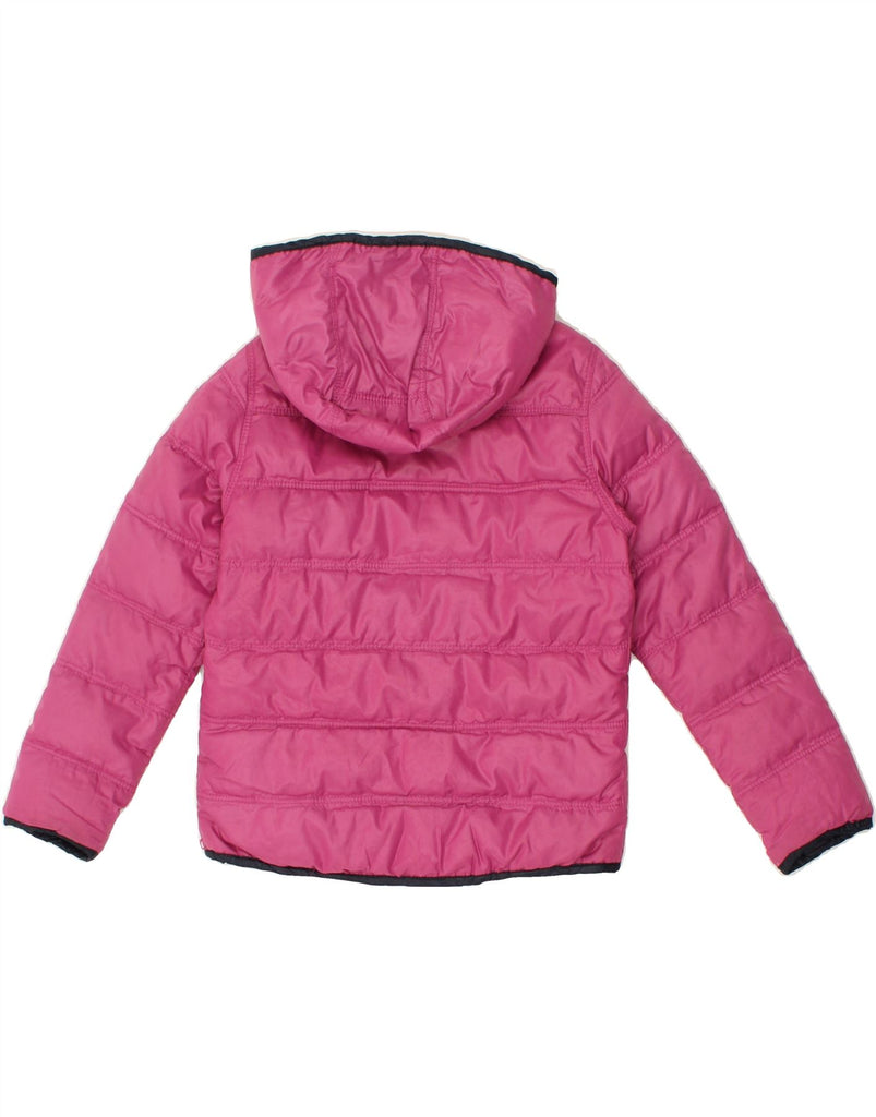 NAPAPIJRI Girls Hooded Padded Jacket 3-4 Years Pink Polyester | Vintage Napapijri | Thrift | Second-Hand Napapijri | Used Clothing | Messina Hembry 