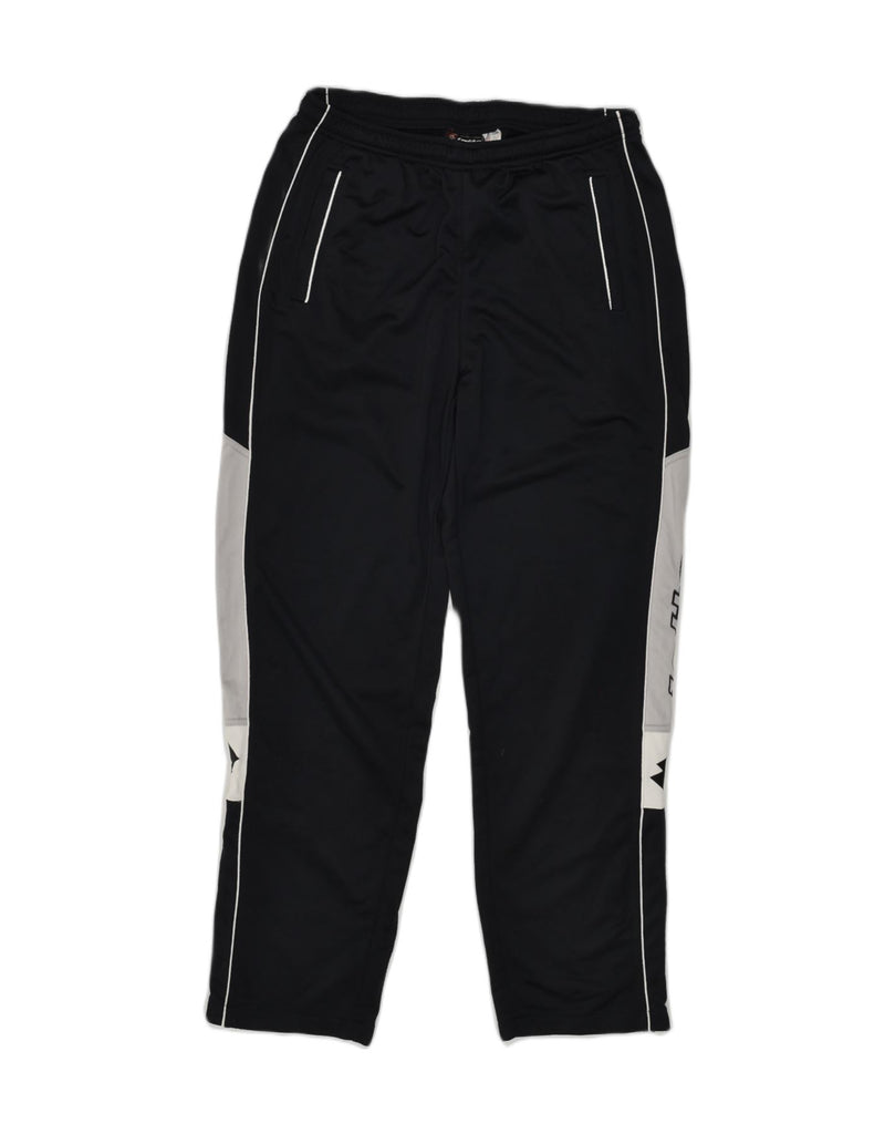 LOTTO Mens Tracksuit Trousers XL Black Polyester | Vintage Lotto | Thrift | Second-Hand Lotto | Used Clothing | Messina Hembry 