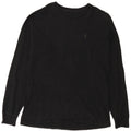 Champion Mens Top Long Sleeve Large Black