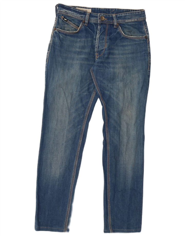 GAS Womens Slim Jeans W32 L29 Blue Cotton