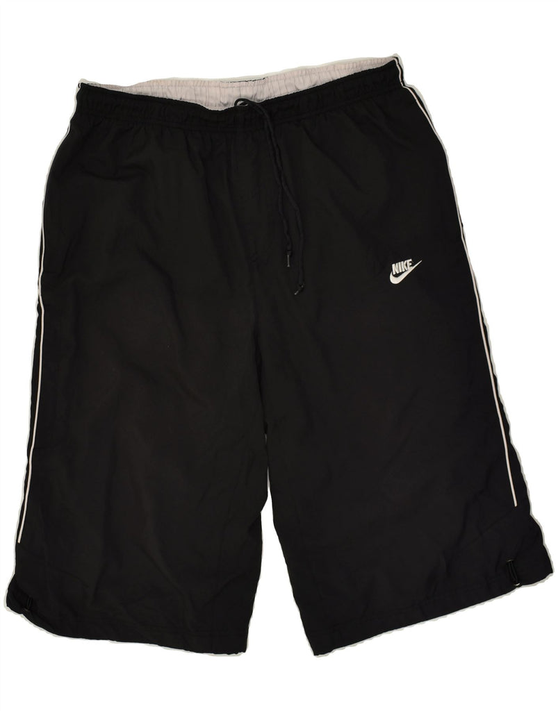 NIKE Mens Sport Shorts XL Black Polyester Vintage Nike and Second-Hand Nike from Messina Hembry 