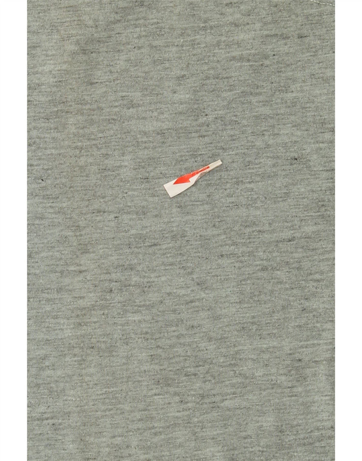 Vintage Mens T-Shirt Top Large Grey Flecked