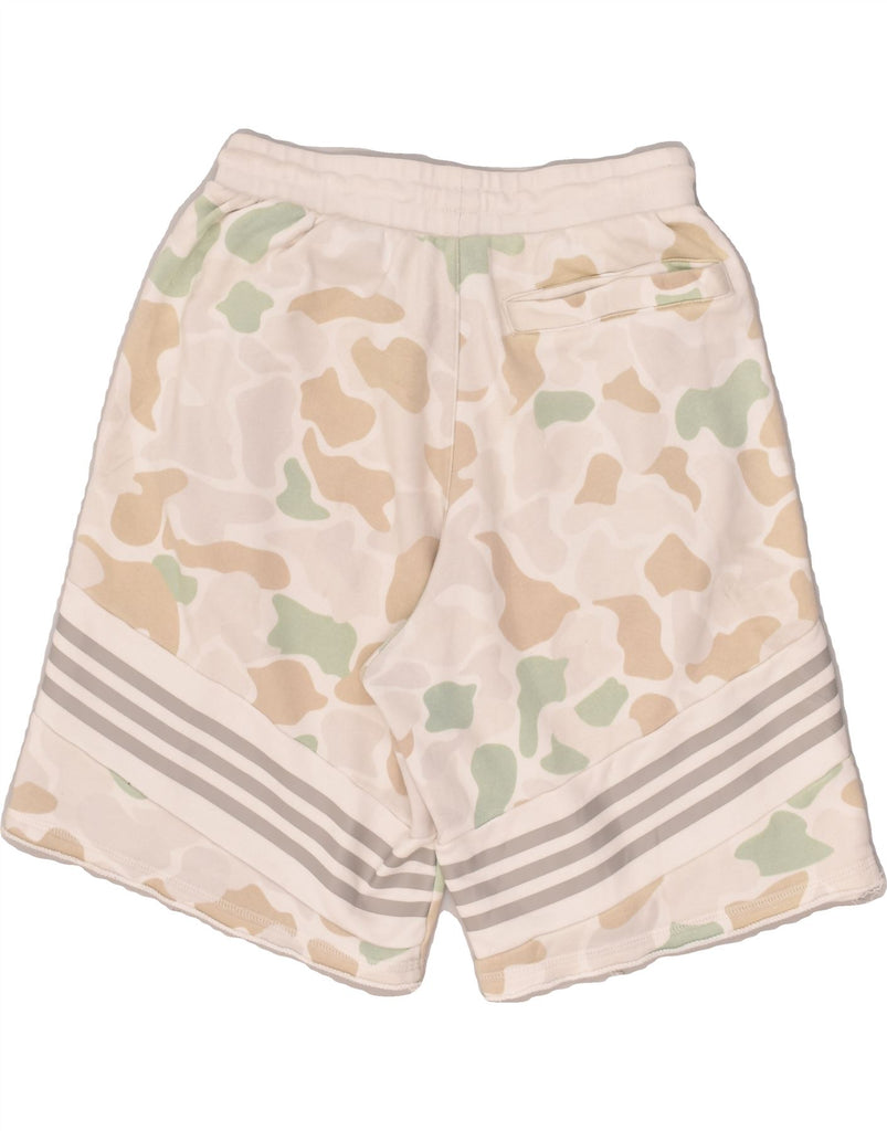 ADIDAS Mens Sport Shorts Small Off White Camouflage | Vintage Adidas | Thrift | Second-Hand Adidas | Used Clothing | Messina Hembry 