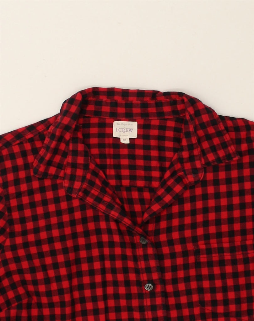 J. CREW Womens Shirt UK 14 Medium Red Gingham Cotton | Vintage J. Crew | Thrift | Second-Hand J. Crew | Used Clothing | Messina Hembry 