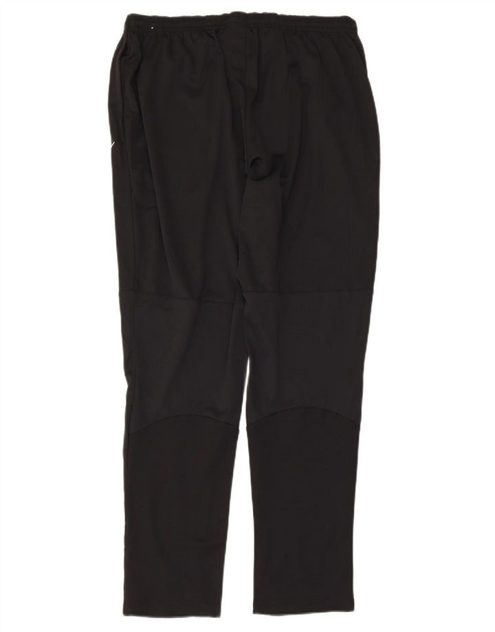 NIKE Womens Dri Fit Tracksuit Trousers UK 18 XL  Black Polyester
