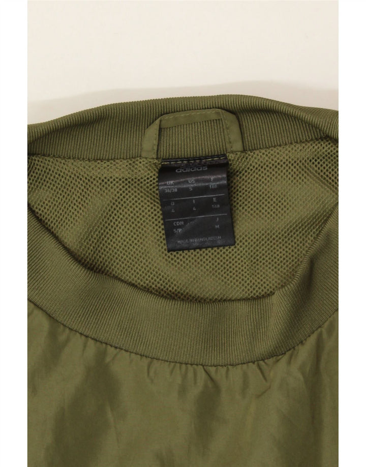 ADIDAS Mens Loose Fit Pullover Tracksuit Top UK 36/38 Small Khaki Vintage Adidas and Second-Hand Adidas from Messina Hembry 