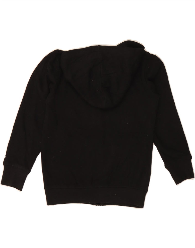 CHAMPION Girls Graphic Zip Hoodie Sweater 7-8 Years Black Cotton Vintage Champion and Second-Hand Champion from Messina Hembry 