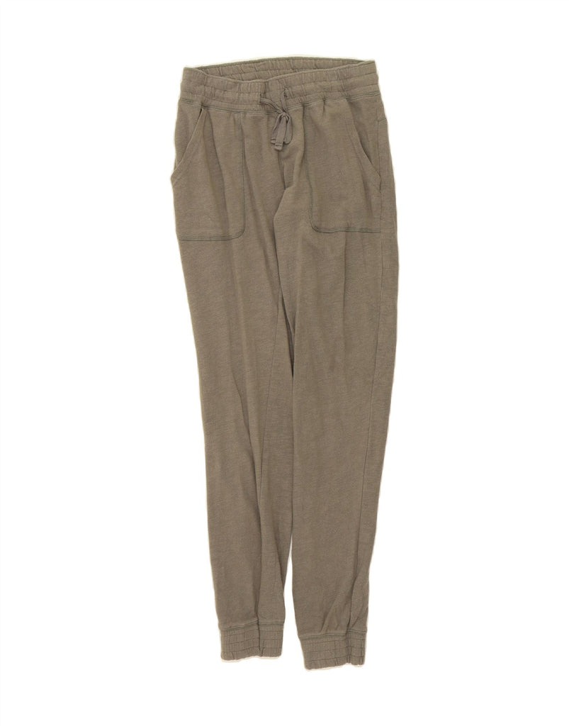 COLUMBIA Womens Tracksuit Trousers Joggers UK 10 Small Green Cotton Vintage Columbia and Second-Hand Columbia from Messina Hembry 