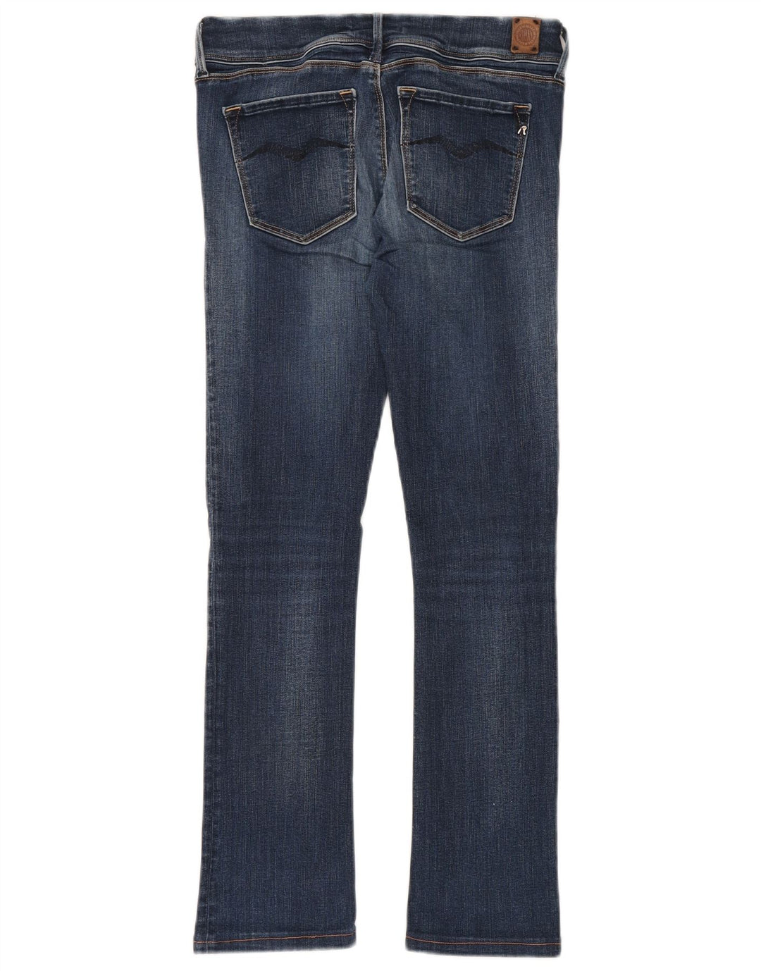 Replay Womens Rearmy Slim Bootcut Jeans W27 L29 Blue Cotton