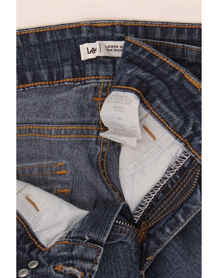 Lee Womens Denim Shorts US 6 Medium W28 Blue Cotton
