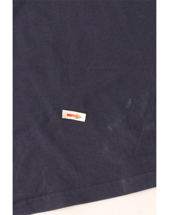 Superdry Mens T-Shirt Top Medium Navy Blue Cotton