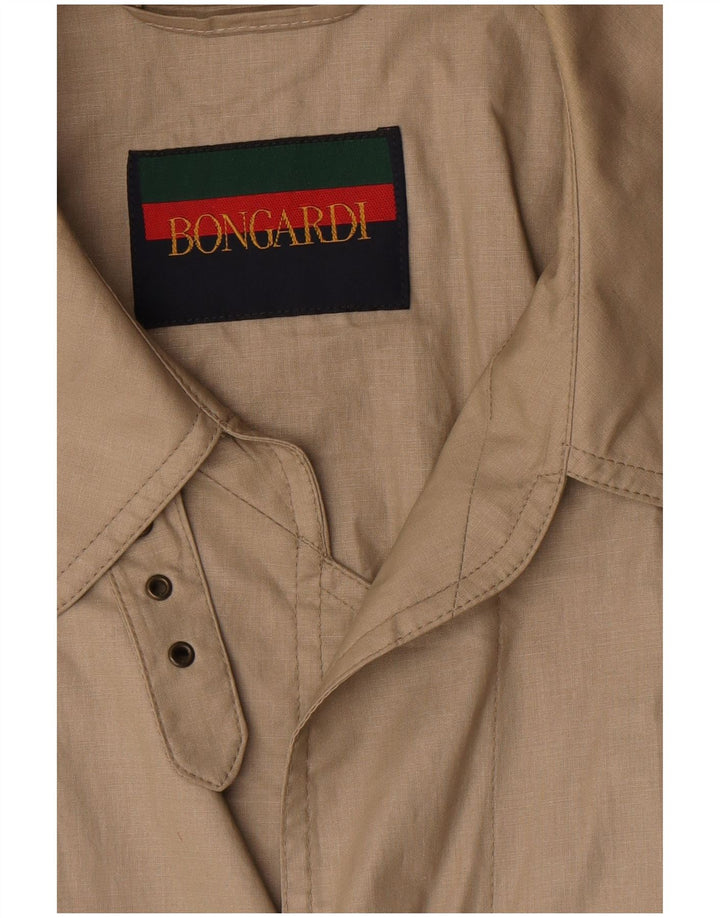 Bongardi Mens Trench Coat UK 38 Medium Beige