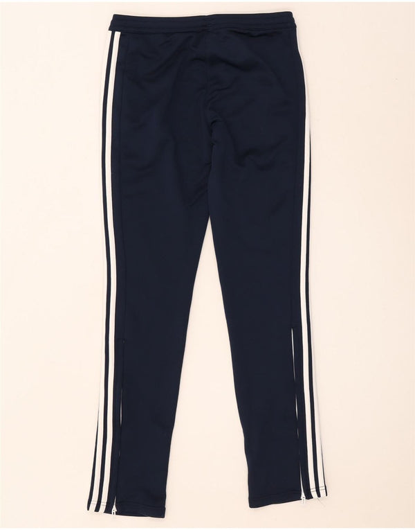 Adidas Womens Climalite Tracksuit Trousers UK 8/10 Small Navy Blue