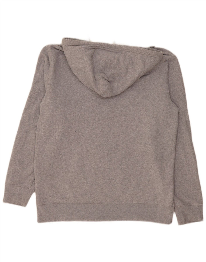 Levi's Mens Graphic Hoodie Jumper Medium Grey Flecked Cotton