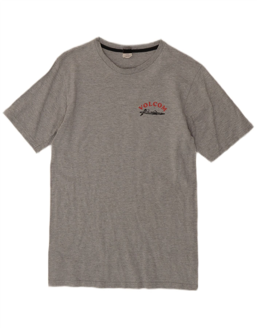 Volcom Mens Graphic T-Shirt Top Small Grey Cotton