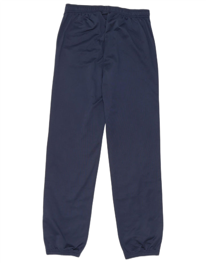 Asics Womens Tracksuit Trousers Joggers UK 12 Medium Navy Blue Polyester