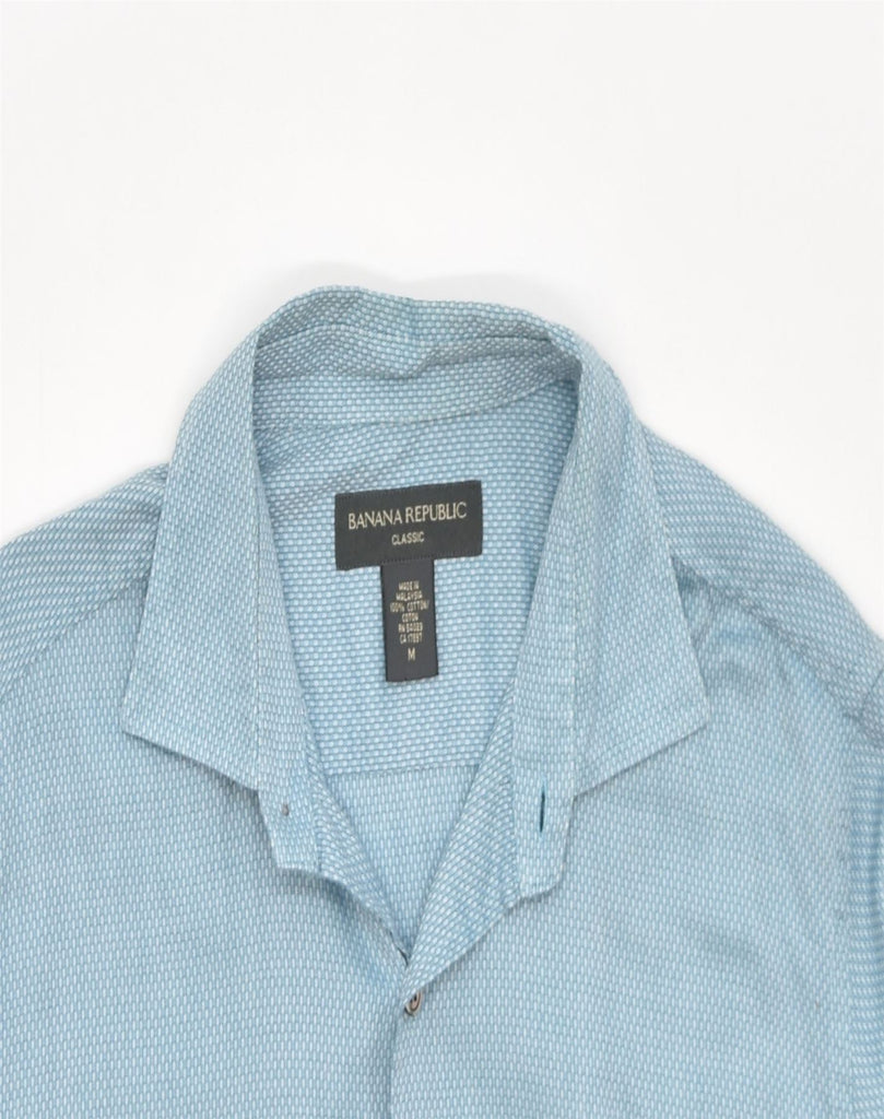 BANANA REPUBLIC Mens Shirt Medium Blue Cotton | Vintage | Thrift | Second-Hand | Used Clothing | Messina Hembry 