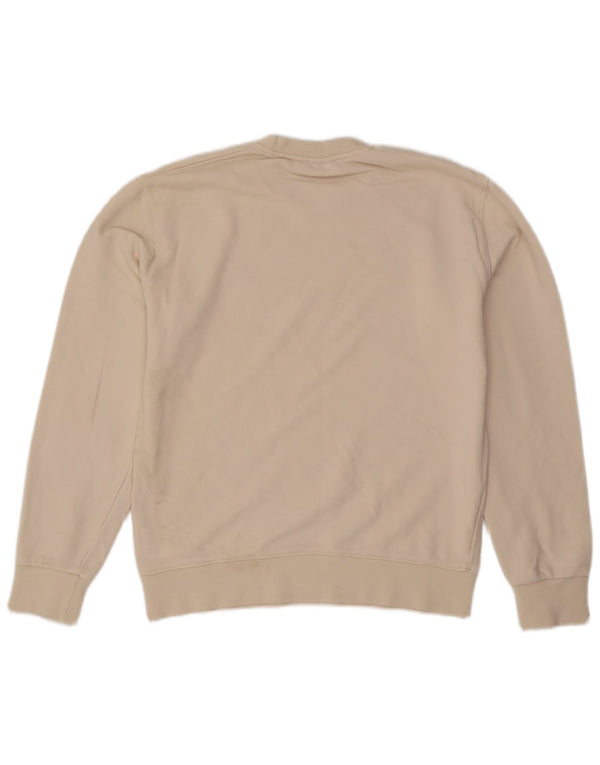 Starter Mens Sweatshirt Jumper Small Off White