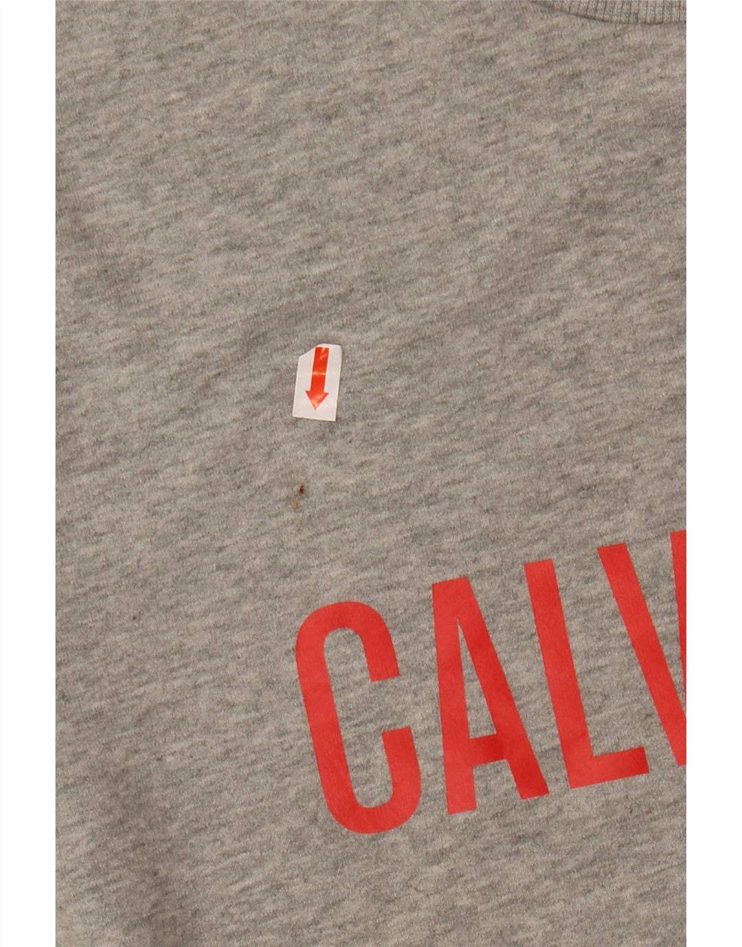 CALVIN KLEIN Mens Graphic Sweatshirt Jumper Medium Grey