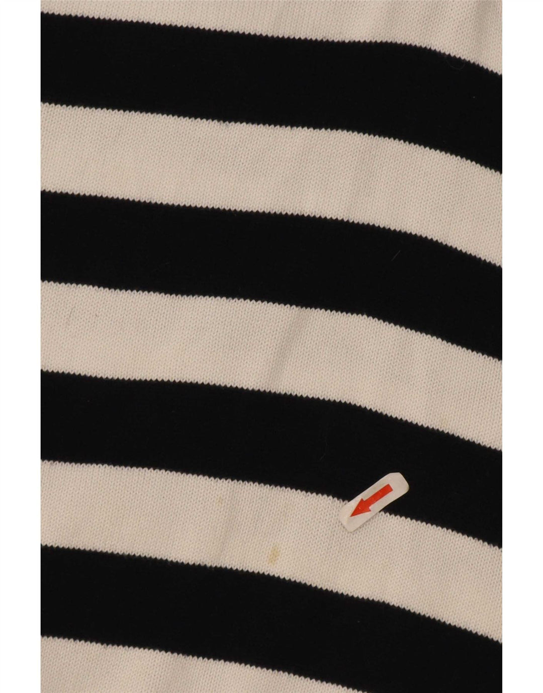 Brooks Brothers Mens Button Neck Jumper Sweater XL Navy Blue Striped