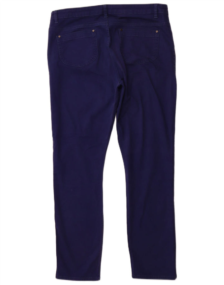 JAEGER Womens High Waist Slim Jeans UK 16 Large W36 L31 Blue Cotton