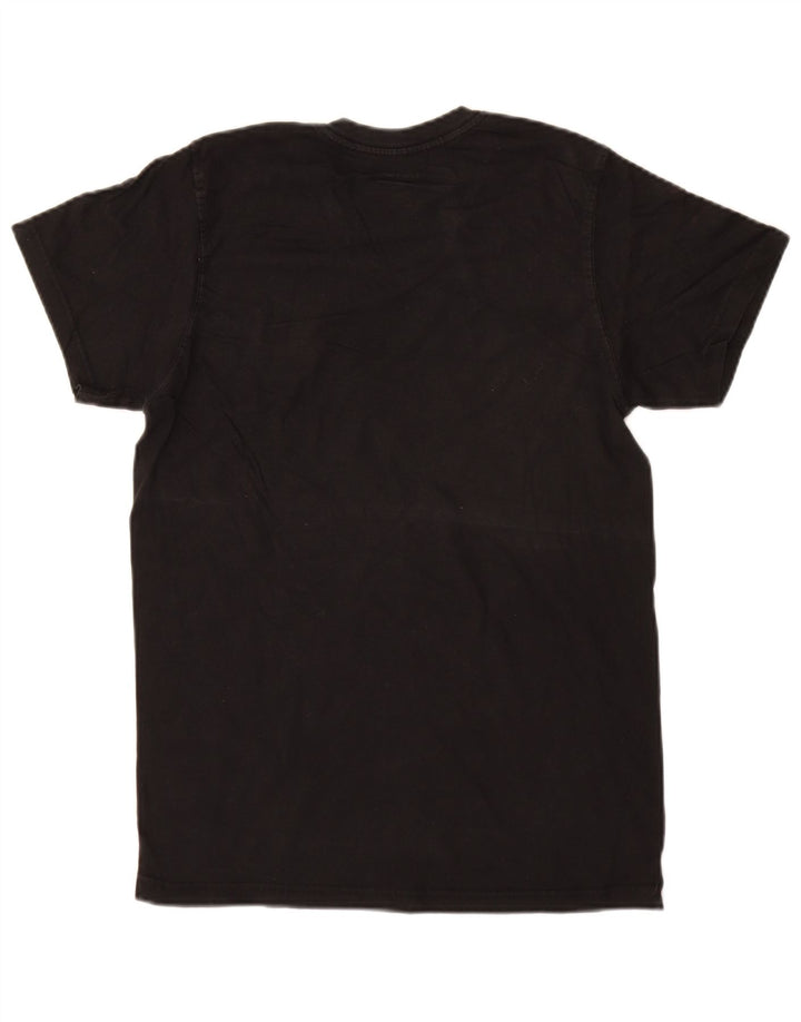 CALVIN KLEIN Mens T-Shirt Top Small Black Cotton