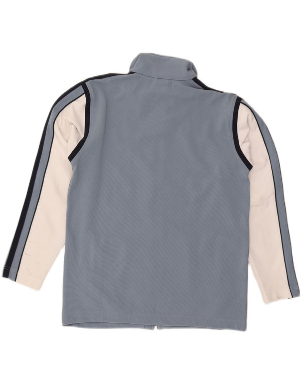 Kappa Mens Tracksuit Top Jacket Medium Blue Colourblock Polyester